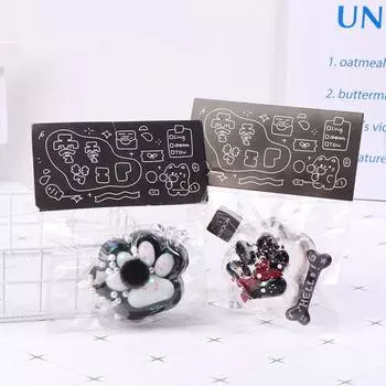 Мультяшный кошачий коготь, сжимающий медленный отскок, декомпрессионная игрушка, мягкие сжимающие игрушки, снятие стресса, расслабление рук, подарки для детей и взрослых as the picture