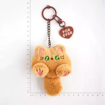 Мультяшный кот плюшевая игрушка брелок мягкая игрушка котенок кукла плюшевые игрушки подвеска сумка украшение автомобиль ключ аксессуары детские подарки розовый