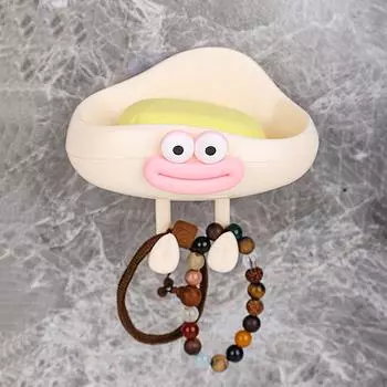 Мультяшный крем для рта Mig Облачная мыльница Домашняя настенная неперфорированная мыльница Слив для ванной комнаты Мыльница для хранения