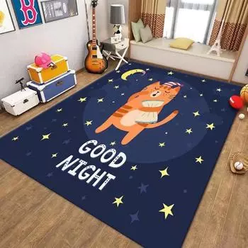 Мультяшный кристальный бархатный ковер для гостиной, дивана, журнального столика, подушки для украшения дома, детской спальни, кровати, игрового одеяла 400mmx600mm