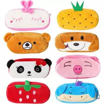Мультяшный кролик, свинья, панда, пенал, коробка, ручка, сумка, школьные принадлежности