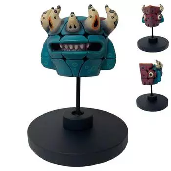 Мультяшный кубик-скульптура «Инопланетяне» для снятия стресса, тревожности, для детей, подростков, взрослых, головоломка-куб, портативный, для художников, ручная работа, кубик-инопланетянин, образовательная игрушка