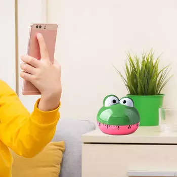 Мультяшный кулинарный таймер, будильник, милое животное, механическое напоминание о яйце, 60 минут, цифровой Bunny