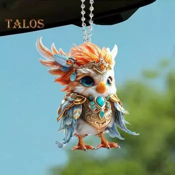 Мультяшный кулон акриловая рождественская елка подвесная с шнурком подвесное украшение в виде животного универсальное украшение Dog