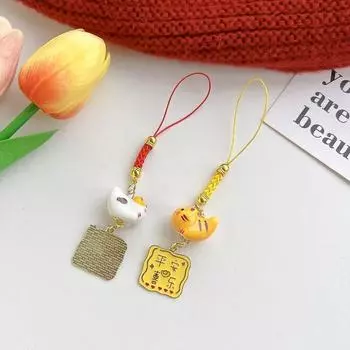 Мультяшный кулон Maneki Neko в японском стиле сакура брелок для автомобиля керамический брелок для кошек автомобильные аксессуары Style 7