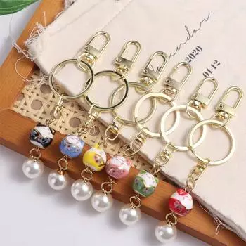 Мультяшный кулон Maneki Neko в японском стиле, брелок для автомобиля, керамический брелок для кошек, детские игрушки чёрный