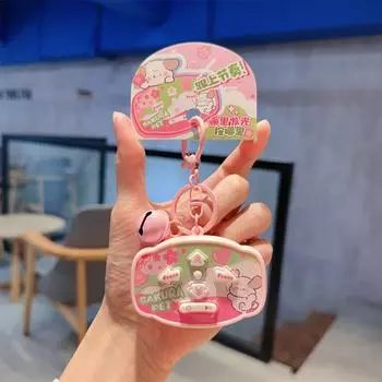 Мультяшный лабиринт игра брелок ПВХ кукла медведь щипок брелок игрушка для снятия стресса брелок подарок для девочки cat