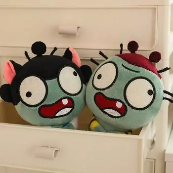 Мультяшный маленький зомби кулон плюшевые игрушки брелок младший брат поклоняется тебе плюшевая кукла кавайная милая мягкая игрушка для девочек подарок для детей