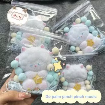 Мультяшный медведь, сжимающая игрушка, антистресс, кошка, овца, щипок, сенсорная игрушка для детей и взрослых, мягкая