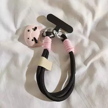 Мультяшный мелок Shin-Chan телефонная цепочка для iPhone для Samsung Huawei Xiaomi анти-потеря запястье веревка ремешок сумка украшения брелоки