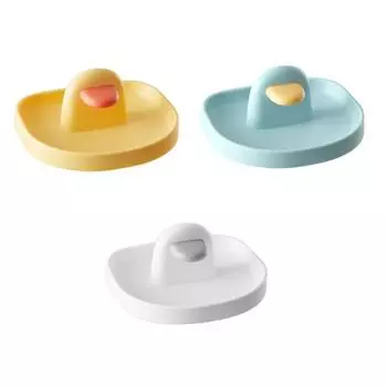 Мультяшный милый держатель для крышки кастрюли, кухонная утварь, органайзер для хранения, держатель для кухонной лопатки, половника, ложки, подставка для крышки кастрюли синий