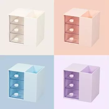 Мультяшный милый держатель для ручек креативный кавайный Ins настольный многофункциональный детский студенческий канцелярский ящик для хранения косметики органайзер