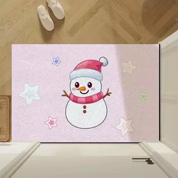 Мультяшный милый коврик для входа Шелковый ковер для входа Прочный коврик для пола Грязь Грязь Коврик для пола 40 * 60CM silk ring