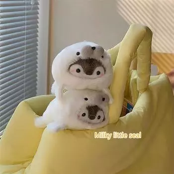 Мультяшный милый пингвин плюшевый брелок подвеска мягкий плюшевый кавайный брелок с животным кулон на школьный портфель автомобильные ключи аксессуары синий