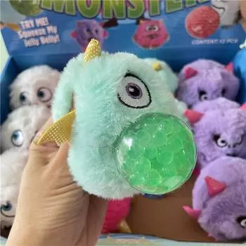 Мультяшный милый плюшевый мяч в виде винограда, игрушка для снятия стресса, декомпрессия, толкание, пузырь, антистресс, сенсорная игрушка, шарики-вентиляционные отверстия фиолетовый