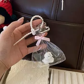 Мультяшный милый щенок брелок кулон кукла брелок изысканный рюкзак украшения аксессуары подарки на день рождения