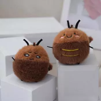 Мультяшный милый таракан плюшевая кукла игрушка кулон рюкзак подвески украшения подарки