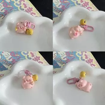 Мультяшный милый трехмерный брелок-подвеска в виде свиньи для женщин и девочек, украшение на сумку, индивидуальные брелоки в виде животных, ювелирные изделия