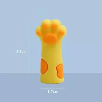 Мультяшный многоцветный защитный кошачий коготь дизайн студенческий силиконовый резиновый милый умный чехол детские аксессуары