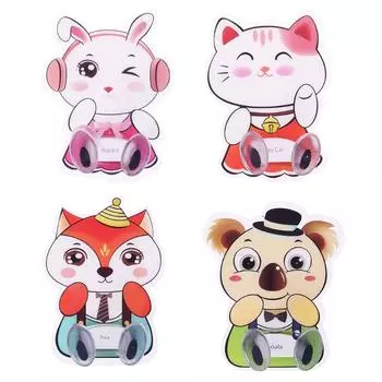 Мультяшный многофункциональный держатель для отделки, вешалка, липкие крючки, органайзер, стойка