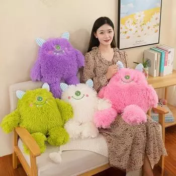 Мультяшный монстр плюшевая кукла маленькая кукла рэгдолл 40cm 0.3kg белый