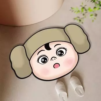 Мультяшный мультяшный коготь полотенце диатомовая грязь коврик специальная форма голова коврик для двери ванной современный простой коврик для двери 30*50cm