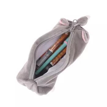 Мультяшный пенал с котом Томом, милый плюшевый большой вместительный ящик для хранения канцелярских принадлежностей 1pc