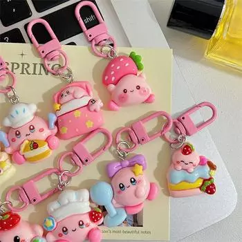 Мультяшный персонаж шеф-повар десерты смоляной кулон брелок для женщин девочек изысканный кавайный аниме сумка украшение подарки на день рождения