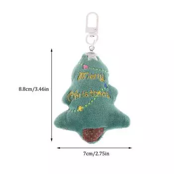 Мультяшный писк плюшевый брелок новогодняя елочная игрушка аниме кавайное животное мягкая мультяшная игрушка кукла сумка украшение детские подарки