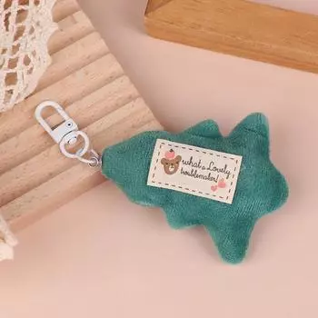 Мультяшный писк плюшевый брелок новогодняя елочная игрушка аниме кавайное животное мягкая мультяшная игрушка кукла сумка украшение детские подарки