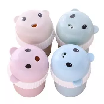 Мультяшный пластиковый держатель для зубочисток, диспенсер для дома, переносной футляр для зубочисток, коробка, кухонный стол, декор, случайный цвет