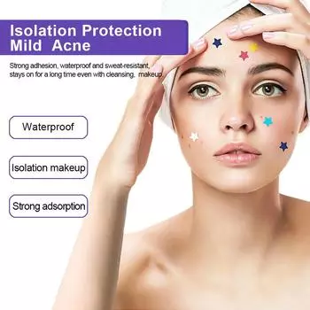 Мультяшный пластырь от прыщей, милый кошачий коготь, мороженое, пластырь от прыщей, портативный пластырь от прыщей 5