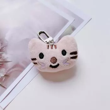 Мультяшный плюшевый брелок с котом на рюкзаке, волосатый кавайный шелковый кулон в виде рыбы для женщин