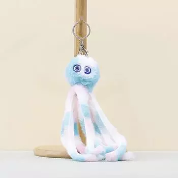 Мультяшный плюшевый брелок в виде осьминога, мягкая игрушка, идеальные аксессуары для коллекции рюкзаков
