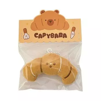 Мультяшный плюшевый хлеб брелок круассан сумка кулон модная еда плюшевый брелок пара Style 2