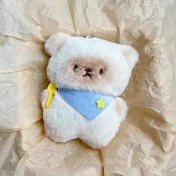 Мультяшный плюшевый котенок, пищащий плюшевый кулон, кукла, игрушка, брелок, милая сумка, брелок для автомобиля, аксессуары для женщин, кавайный подарок
