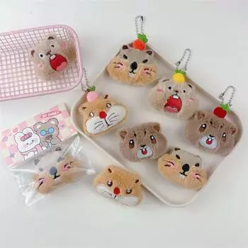 Мультяшный плюшевый кулон «Сурок» и детские аксессуары для волос Back Opening [Accessory]