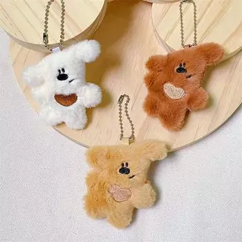 Мультяшный плюшевый медведь, брелок-подвеска, милая плюшевая кукла, игрушка, кавайная мягкая сумка, украшения, аксессуары
