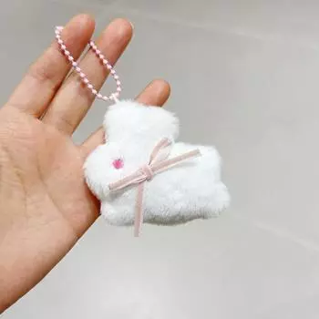 Мультяшный плюшевый милый кролик-животное кукла игрушка кулон рюкзак подвески украшение подарок белый