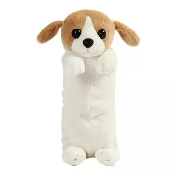 Мультяшный плюшевый пенал Kawaii, плюшевая собака, щенок, школьные канцелярские принадлежности, пеналы для детей, канцелярские принадлежности, пенал