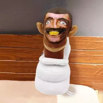 Мультяшный плюшевый унитаз Skibidi, забавный динамик, оператор, телевизионный человечек, плюшевые игрушки E