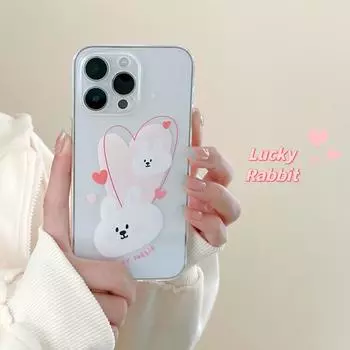 Мультяшный прозрачный чехол для iPhone 14, iPhone 15, Huawei, OPPO, Xiaomi, Vivo iPhone 14 Pro