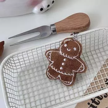 Мультяшный рождественский пряничный человечек брелок кулон забавный брелок изысканный рюкзак украшения аксессуары подарки