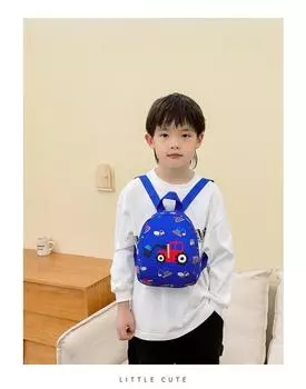 Мультяшный рюкзак с принтом динозавра, текстура ткани Оксфорд, для использования в детском саду StyleA