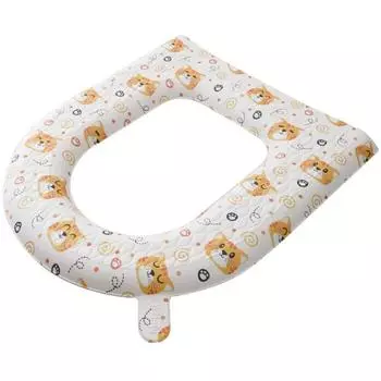 Мультяшный силиконовый чехол для унитаза EVA, коврик для унитаза, универсальный коврик для туалета cat