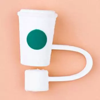 Мультяшный силиконовый наконечник для соломинки, пылезащитный колпачок, брызгозащищенная крышка для пробок