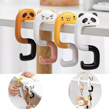 Складной крючок с изображением мультяшного животного