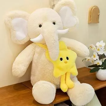 Мультяшный слон, мягкая кукла, мягкая игрушка-слон, подушка для сна, плюшевый слон, ребенок, девочка, мальчик Elephant