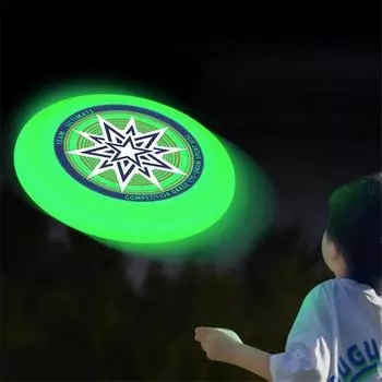 Мультяшный светящийся безопасный детский профессиональный ручной метательный мягкий фрисби фрисби для домашних животных на открытом воздухе соревновательный спортивный подарок красный
