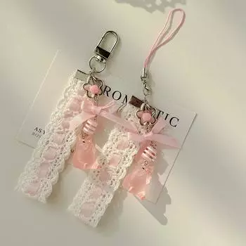 Мультяшный светящийся розовый поросенок телефон шнурок милый брелок для ключей сумка камера кулон подвески аксессуары